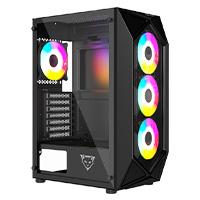 Esta es la imagen de gabinete ocelot gaming polygon-e5 / mid tower / atx