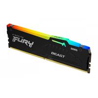 Esta es la imagen de memoria ram kingston dimm ddr5 32gb 5200mt/s fury beast black xmp rgb cl40 288pin 1.25v c/disipador de calor p/pc/gamer/alto rendimiento kf552c40bba-32