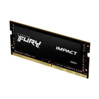 Esta es la imagen de memoria ram kingston sodimm ddr4 16gb 3200mt/s fury impact black cl20 260pin 1.2v c/difusor de calor p/laptop kf432s20ib/16