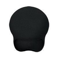 Esta es la imagen de mouse pad ghia ergonomico con almohadilla de gel memory foam color negro