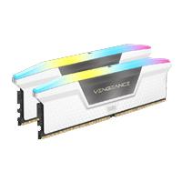 Esta es la imagen de memoria ram corsair ddr5 udimm vengeance rgb 64gb 2 x 32gb 5200 mhz c40 white