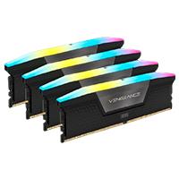Esta es la imagen de memoria ram corsair ddr5 vengeance rgb 96gb 4 x 24gb 6400mt/s cl32 black cmh96gx5m4b6400c32