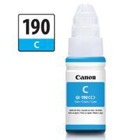 Esta es la imagen de botella de tinta canon gi-190 cyan
