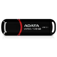 Esta es la imagen de memoria adata 128gb usb 3.2 uv150 negro (auv150-128g-rbk)
