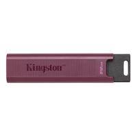 Esta es la imagen de memoria flash usb kingston data traveler max 512gb 1000r/900w gen 2 3.2 tipo c negro (dtmax/512gb)