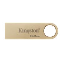 Esta es la imagen de memoria flash usb kingston data traveler se9 g3 64gb gen 1 3.2 tipo a dorada (dtse9g3/64gb)