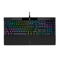 Esta es la imagen de teclado corsair k70 rgb pro/óptico-mecánico/led rgb retroiluminado/corsair opx/negro/teclas pbt negras/ingles (ch-910941a-na)
