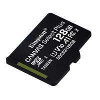 Esta es la imagen de memoria flash micro sd kingston sdxc canvas select plus 128gb 100r uhs-i u1 v10 sin/adaptador sdcs2/128gbsp