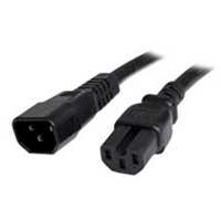 Esta es la imagen de cable 1.8m 14 awg adaptador jumper bridge iec c14 a iec c15 para servidor ups - startech.com mod. pxtc14c156