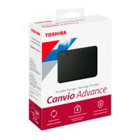 Esta es la imagen de dd externo 2tb toshiba canvio advance v10 2.5//usb 3.0//rojo//velocidad de transferencia 5gb/s/win10/ macos v10.15 /v10.14 / v10.13