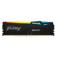 Esta es la imagen de memoria ram kingston dimm ddr5 16gb 5200mt/s fury beast black expo rgb cl36 288pin 1.25v c/disipador de calor p/pc/gamer/alto rendimiento kf552c36bbea-16