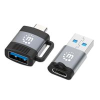 Esta es la imagen de adaptadores/manhattan/356329/ kit de adaptadores usb-c a usb-a y usb-a a usb-c