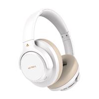 Esta es la imagen de audifonos acteck hype epic hp750 / diadema / inalambricos / dual bt -aux 3.5 mm / bateria 75 hrs / microfono omnidireccional / cancelacion de ruido / bocinas 40 mm 20 hz a 20 khz / blanco / ac-940863