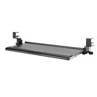 Esta es la imagen de bandeja acteck de teclado y mouse vault bow key bt444 / para debajo del escritorio / hasta 5 kg / inclinacion 15* / fijacion c-clamp advanced series / negro / ac-939751
