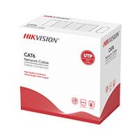 Esta es la imagen de bobina de cable de 305 m 1000 ft cat 6 / 100 cobre / color blanco / uso en interior / pvc /hikvision
