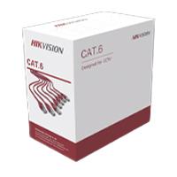 Esta es la imagen de bobina de cable hikvision bobina de cable utp 305 mts / cat 6 (24 awg) / color blanco / pvc (cm) / uso en interior / cca (cobre con aluminio) / aplicaciones de cctv y redes de datos