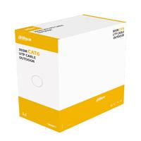 Esta es la imagen de bobina utp/ dahua/ pfm920-6u/ cable utp cat6 para exterior con 305 metros de 100 cobre