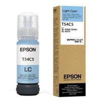 Esta es la imagen de botella de tinta epson modelo t54c ultrachrome d6r-s cyan claro