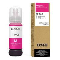 Esta es la imagen de botella de tinta epson modelo t54c ultrachrome d6r-s magenta