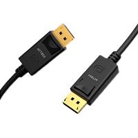 Esta es la imagen de cable acteck link plus dp422-1 / display port - display port / 4k / 60 mhz / 17 gbps / 1 m / calibre 30 awg / negro / ac-939805
