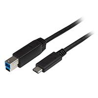 Esta es la imagen de cable adaptador de 2m usb tipo c a usb b usb 3.0 (5gbps) - cable de impresora usb c a usb tipo b startech