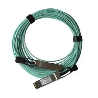 Esta es la imagen de cable de 15m aoc qsfp+ a qsfp+ 40g compatible con msa sin codificar - fibra óptica activa qsfp+ de 40 gbe - cable módulo transceptor/qsfp+ 40 gbps startech