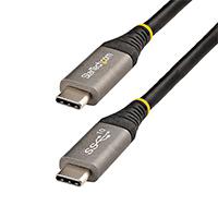 Esta es la imagen de cable de 1m usb-c de 10gbps - cable usb tipo c certificado por usb-if - cable usb tipoc usb 3.2 gen 2 con carga por entrega de alimentación pd de 100w (5a) modo alt de dp startech