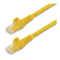 Esta es la imagen de cable de red de 0.5m amarillo cat6 utp ethernet gigabit rj45 sin enganches startech