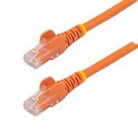 Esta es la imagen de cable de red de 0.5m naranja cat6 utp ethernet gigabit rj45 sin enganches startech