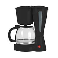 Esta es la imagen de cafetera mirati / 1.2 l / 900w / vaso cristal / filtro lavable / negro