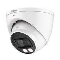 Esta es la imagen de camara analoga/ dahua/ hac-hdw1509tn-a-led-0360b/ domo full color de 5 mp con lente de 3.6 mm y microfono integrado. ofrece iluminacion led hasta 40m