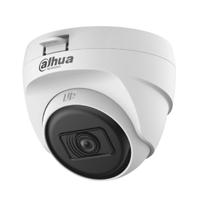 Esta es la imagen de camara analoga/ dahua/  hac-t1a21n-u-28/ domo de 2 mp/ lente 2.8 mm / 100 grados de apertura/ smart ir 25 mts/ uso interior/ cvi/tvi/ahd/cbvs/ plastica