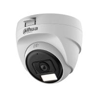 Esta es la imagen de camara hdcvi x plus/ dahua/ dh-hac-t1a51n-u-il-a/ domo 5 mp/lente 2.8 mm apertura hasta 106°/iluminacion dual inteligente/ microfono incorporado/ iluminacion hasta 25mts ir + 20mts luz calida/ plasti