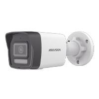 Esta es la imagen de camara hikvision [dual light] bala ip 4 megapixel / lente 2.8 mm / 30 mts ir + 30 mts luz blanca / micrófono integrado / acusense lite / exterior ip67 / h.265 / poe / onvif / micro sd