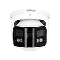 Esta es la imagen de camara ip/ dahua/ ipc-pdw5849-a180-e2-aste/ full color con vision de 180 y doble lente de 4 mp. ofrece prot. perimetral