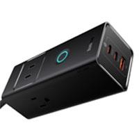 Esta es la imagen de cargador de escritorio 6 puertos baseus