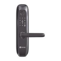 Esta es la imagen de cerradura inteligente ezviz / protocolo zigbee / códigos temporales para visitantes / lectura de huella / lectura de tag / contraseña / botón para timbrar / alarma anti-intrusión / uso en interior /