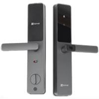 Esta es la imagen de cerradura inteligente ezviz/ wi-fi / bluetooth / códigos temporales para visitantes / lectura de huella / lectura de tag / contraseña / botón para timbrar / apertura remota / alarma anti-intrusión /