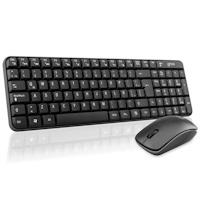 Esta es la imagen de combo teclado multimedia y mouse optico ghia / gt4000bb / inalambrico / receptor usb / negro