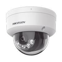 Esta es la imagen de domo ip 4 megapixel / lente 2.8 mm / dual light (30 mts ir + 30 mts luz blanca) / micrófono integrado / antivandalico ik08 / acusense lite / exterior ip67 / h.265 / poe / onvif / micro sd