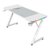Esta es la imagen de escritorio gamer balam rush olympus spot glow mrx6000 / ergonomico / estructura z / cables ocultos / iluminacion rgb /mousepad xxl antideslizante / antirrayas / control remoto / blanco / br-941402