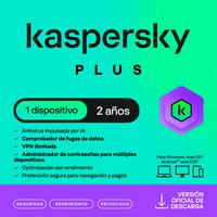 Esta es la imagen de esd kaspersky plus 1 disp 1 cuenta kpm 2 años