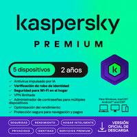 Esta es la imagen de esd kaspersky premium 5 disp 3 cuentas kpm 2 años