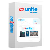 Esta es la imagen de extension ilimitada - net2phone - para conmutador telefonico en la nube unite de 1 a 10 usuarios - licencia por usuario - renta mensual - entrega electronica