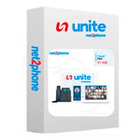 Esta es la imagen de extension ilimitada - net2phone -para conmutador telefonico en la nube unite de 51 a 100 usuarios - licencia por usuario - renta mensual - entrega electronica