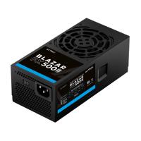 Esta es la imagen de fuente de poder acteck blazar fx500 / tfx / 500 w / uvp - ovp - opp - scp / no modular / atx 24 pines - atx12v 4+4 - 2 puertos sata - 2 molex / negro / es-05002t