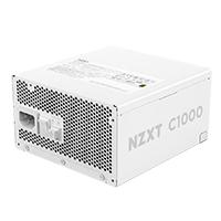 Esta es la imagen de fuente de poder nzxt blanca c1000/ atx 3.1/ 1000w 80 plus gold /40 series ready/full modular/ pciex5.0/gamer / pa-0g2bb-us