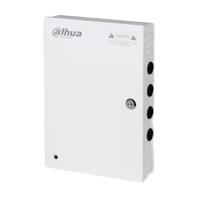 Esta es la imagen de fuente de poder/dahua /dh-pfm343-19ch/ de12 vcc 20 amperes/con distribuidor para 19 camaras/ con fusibles intercambiables/ voltaje de entrada de 90 a 264 vac/ gabinete metalico con cerradura/ protecc