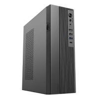 Esta es la imagen de gabinete acteck onex gs450 / mini torre slim / micro atx - mini itx / lector sd / doble posicion / fuente de poder flex atx 500 w / 5 años de garantia / full metal / negro / ac-943086