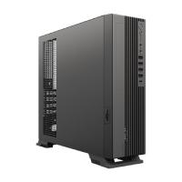 Esta es la imagen de gabinete acteck onex gs455 / mini torre slim / micro atx - mini itx / fuente de poder sfx 500 w / doble posicion / lector de tarjetas sd / full metal / 5 años de garantia / negro / ac-943079